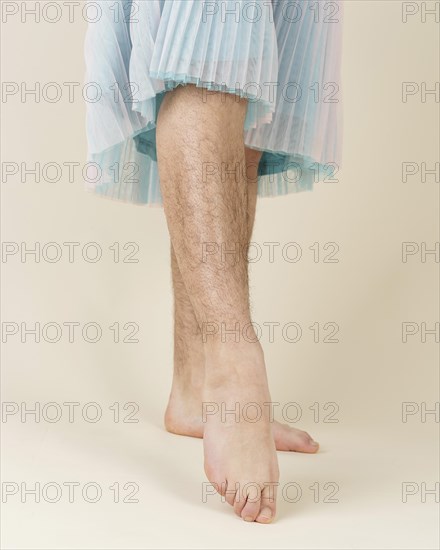 Close up legs body hair