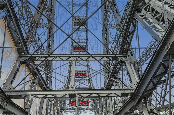 The Vienna Giant Ferris Wheel in the Prater amusement park