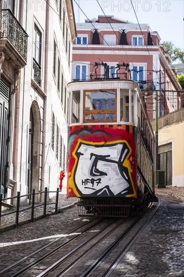 Funicular railway in Lisbon