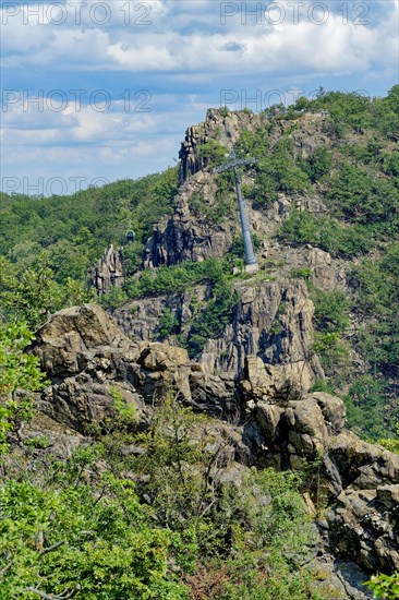 View from the Rosstrappe and cable car