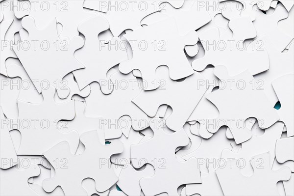 Full frame jigsaw puzzle piece backdrop