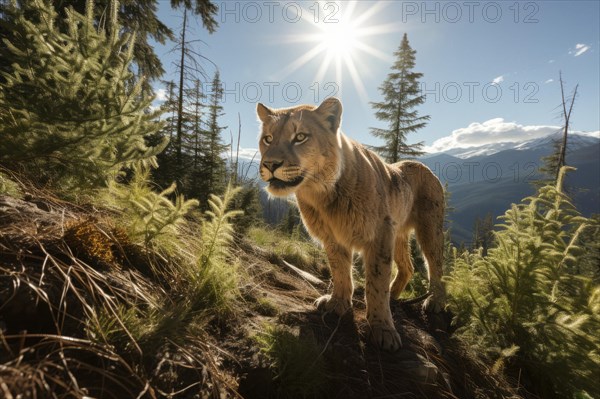 Close-up cougar