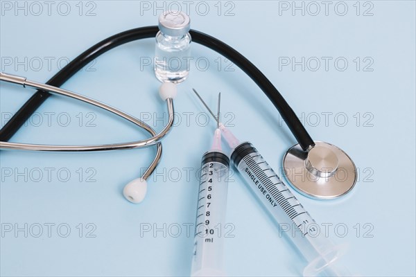 Stethoscope syringes