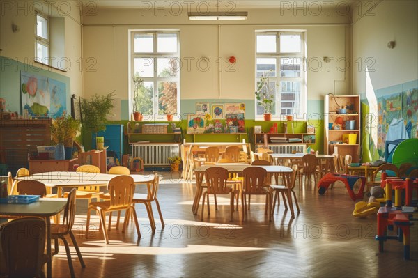 Kindergarten bright room