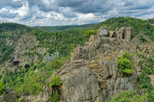 Ernst Wachler Rock and Cable Car at Hexentanzplatz