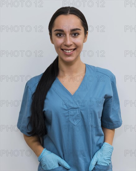 Portrait nurse smiling work