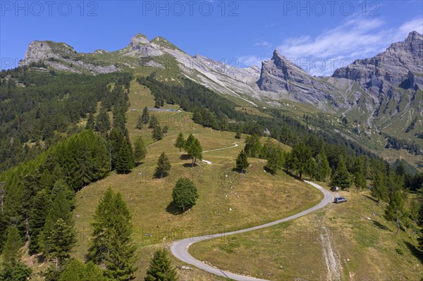 Alp Loutze in the Ovronnaz hiking area