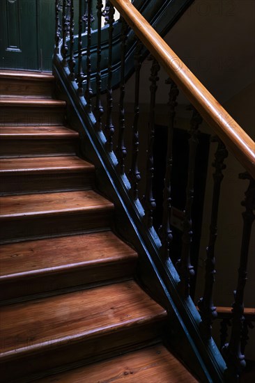 Old steps in a house in Lisbon