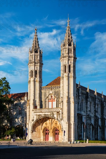 Lisbon Navy Museum in western wing of the Jeronimos Monastery building. Belem