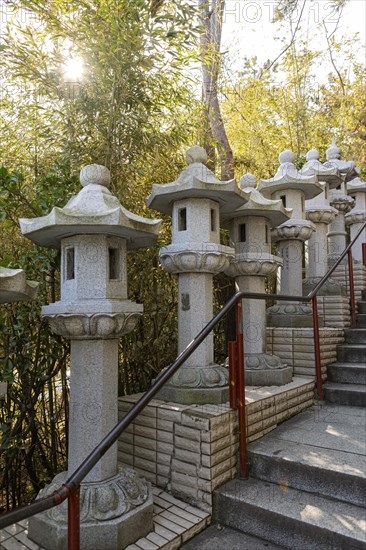 Stone lanterns