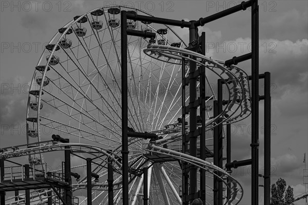 Dark clouds over the adrenalin attraction Volare