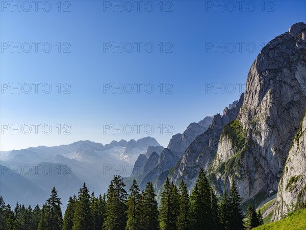 Dachstein massif with Gosau glacier