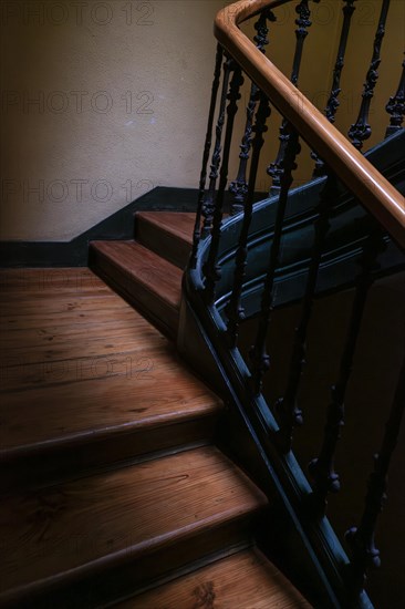 Old steps in a house in Lisbon