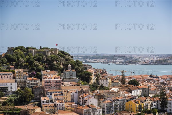 View of the fortress Castelo de Sao Jorge