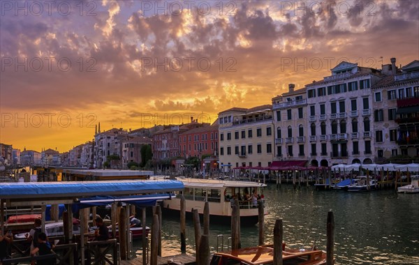 Sunset view of Grand Canal