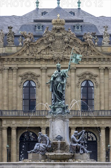 In front of the Wuerzburg Residenz