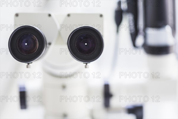 Close up dental microscope