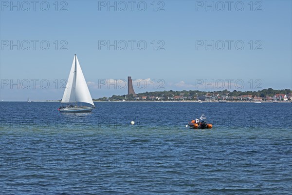 Sailing boat off Laboe