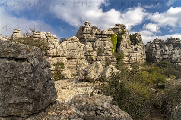 The extraordinary karst formations in the El Torcal nature reserve near Antequera