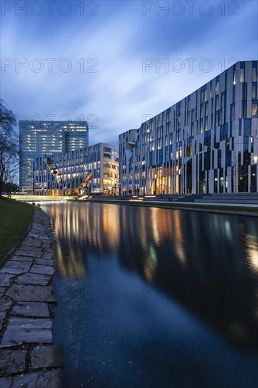 Koe Bogen and Dreischeibenhaus in Duesseldorf