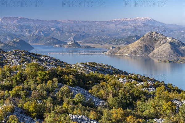 View over Lake Scutari