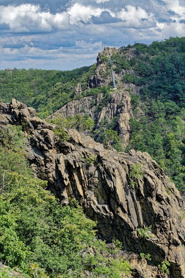 View from the Rosstrappe and cable car