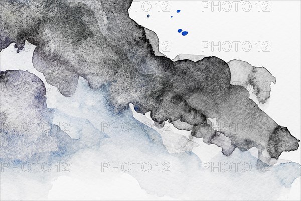 Abstract black watercolor copy space pattern background