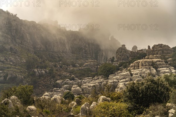 The extraordinary karst formations in the El Torcal nature reserve near Antequera