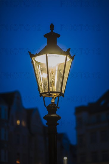 A gas lantern in Duesseldorf