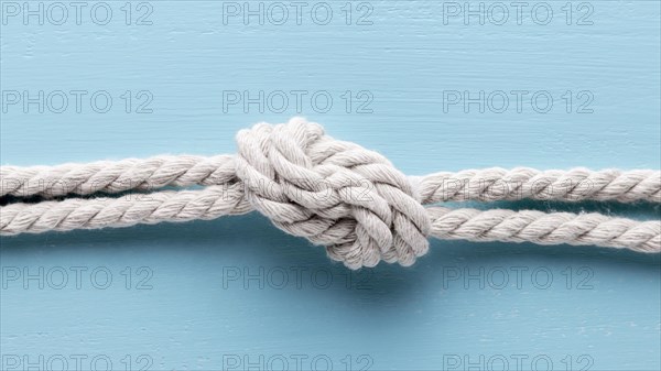 Ship white ropes with knot