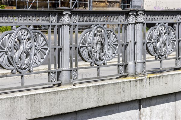 Bridge railing over the Ilmenau river built 1876