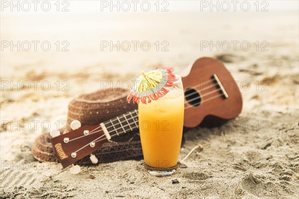 Cocktail sandy beach