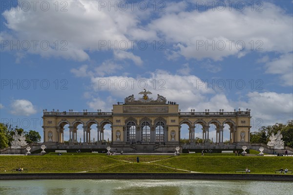 Early Classicist collonade Gloriette