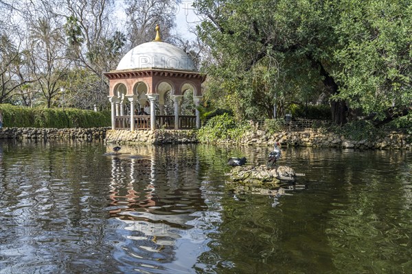 King Alfonso Xii Pavilion in Maria Luisa Park