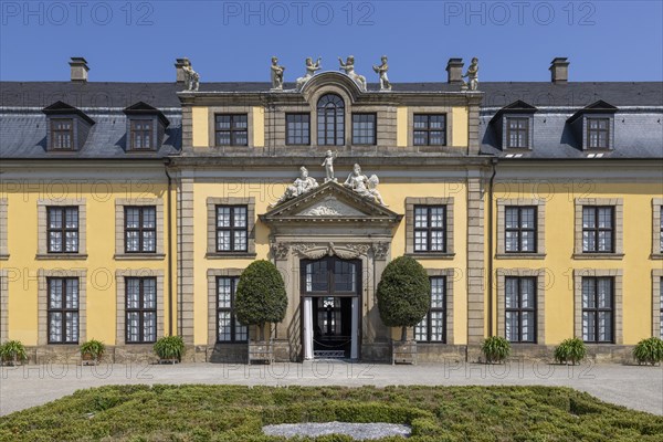 Detail of the Herrenhausen Gallery building in Herrenhausen Palace and Gardens