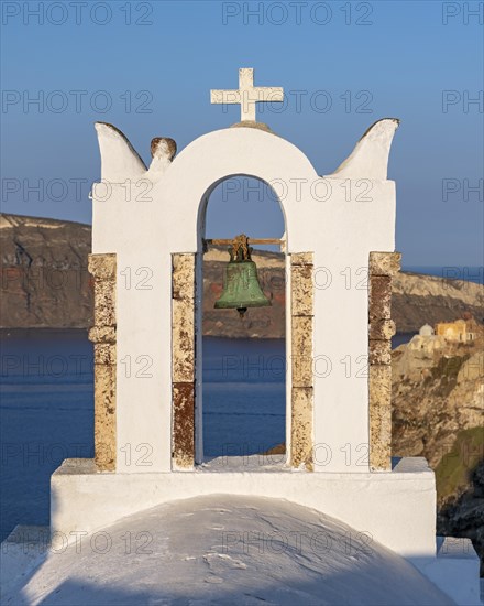 White belfry of Chapel of St John the Baptist