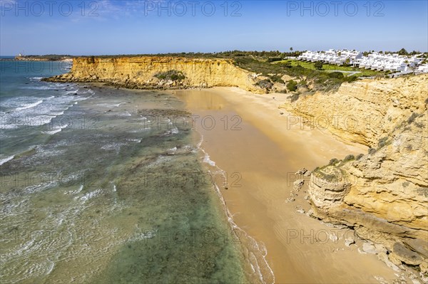 View over the coast and the bay Cala del Puntalejo