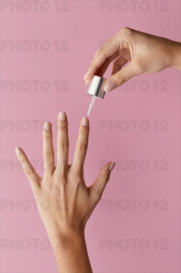 Hand painting nail