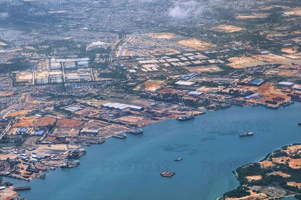 Aerial view of residential