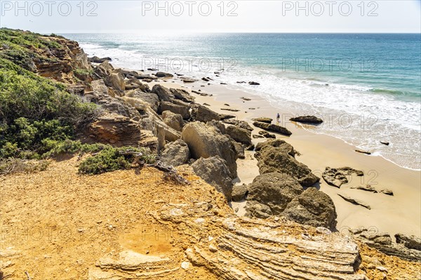 The Calas de Roche beach coves near Conil de la Frontera