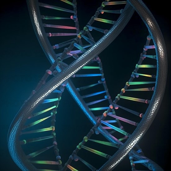 Symbolic image DNA double helix