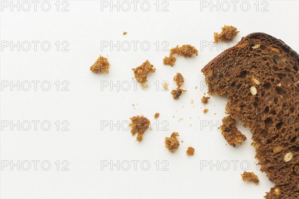 Crumbs bread leftover food waste
