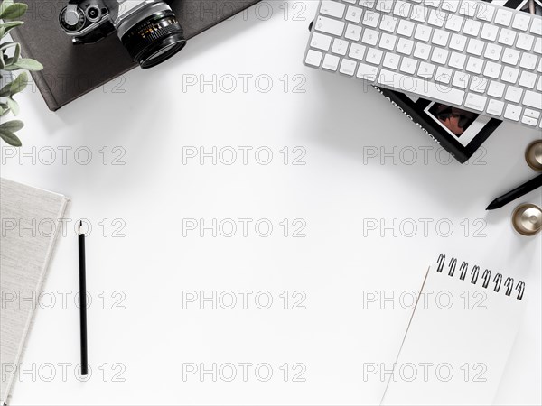 Desktop with notebook camera