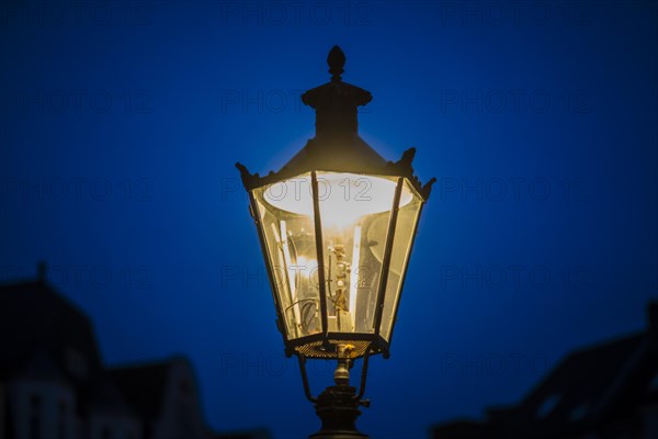 A gas lantern in Duesseldorf