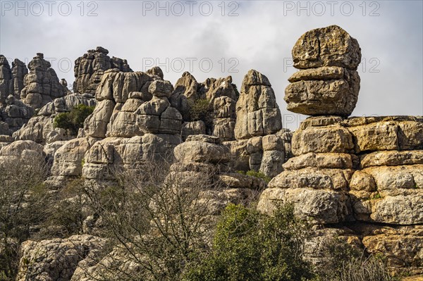 The extraordinary karst formations in the El Torcal nature reserve near Antequera