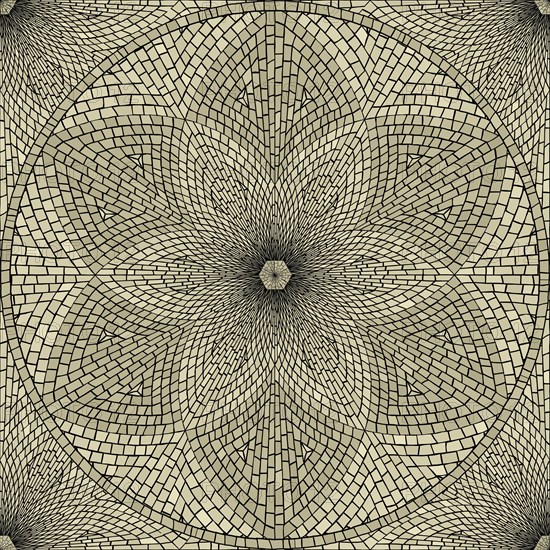Seamless stone mosaic pattern