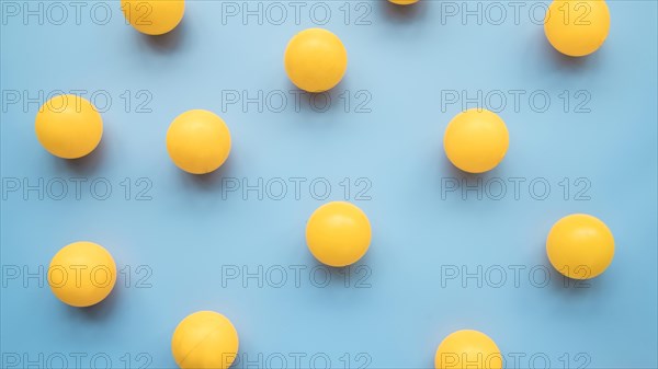 Lovely sport composition with ping pong elements