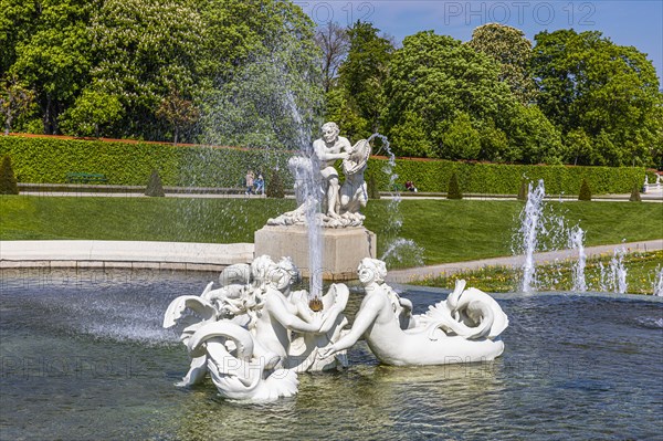 Fountain with figures from Greek mythology