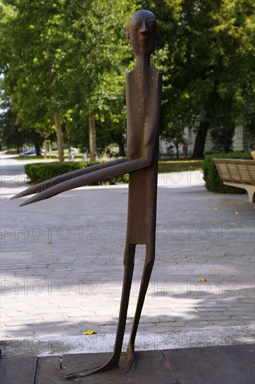 Sculpture ensemble in the city centre of Magdeburg