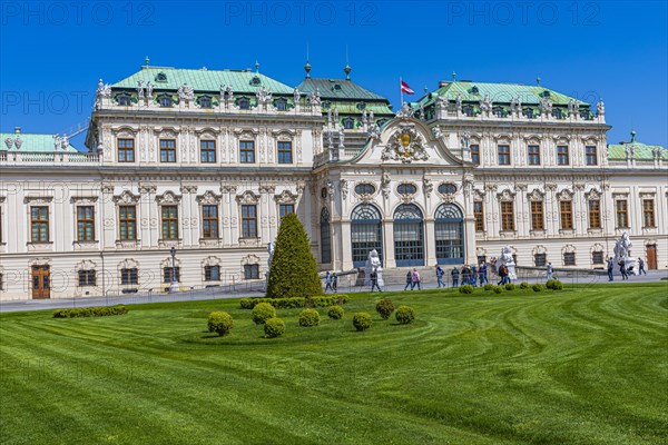 Belvedere Garden in front of the Upper Baroque Belvedere Palace